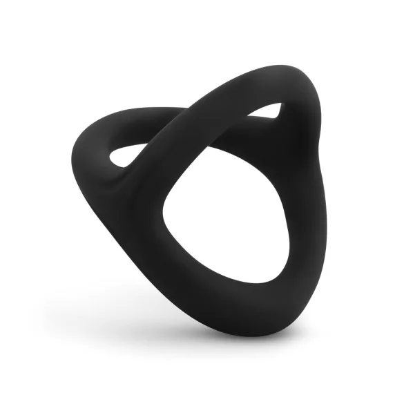 EasyToys Desire Ring - rugalmas pénisz- és heregyűrű (fekete)