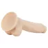 Real Fantasy Conrad - tapadókorongos vibrátor - 20 cm (testszínű)