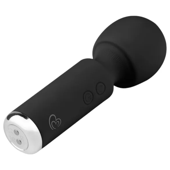 EasyToys Wonder Wand - akkus, mini masszírozó vibrátor (fekete)