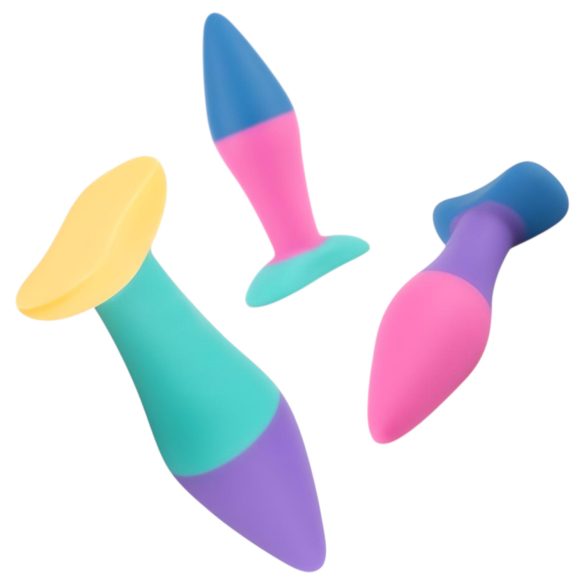 PMV20 Koda - anál tágító plug szett (színes)