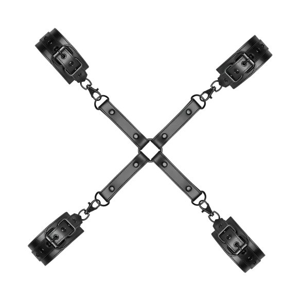 Bedroom Fantasies - kötöző kereszt (fekete)