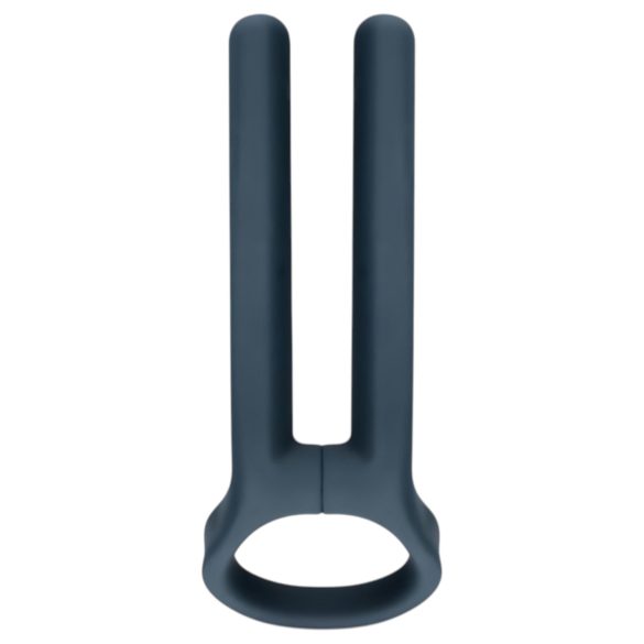 Boners - akkus péniszgyűrű és here vibrátor (kék)