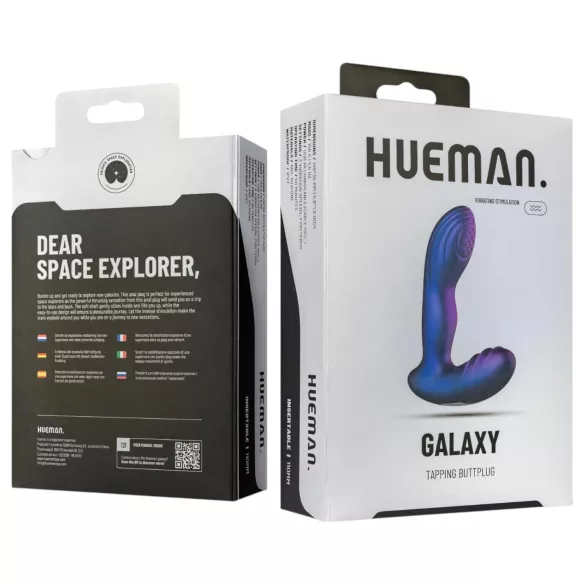 Hueman Galaxy - pulzáló anál vibrátor (lila)