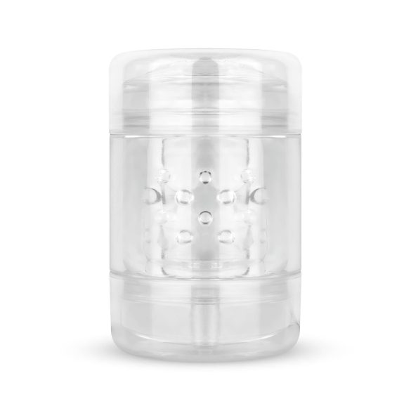 FPPR. - kétvégű maszturbátor - punci & ánusz (átlátszó)