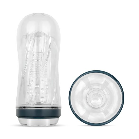 FPPR. - csavart maszturbátor (átlátszó)