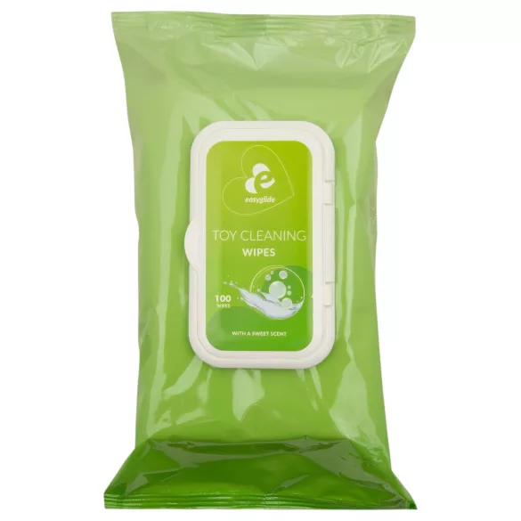 EasyGlide - szexjáték tisztító nedves törlőkendő (100 db)