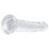 EasyToys - zselés dildó - 18cm (átlátszó)