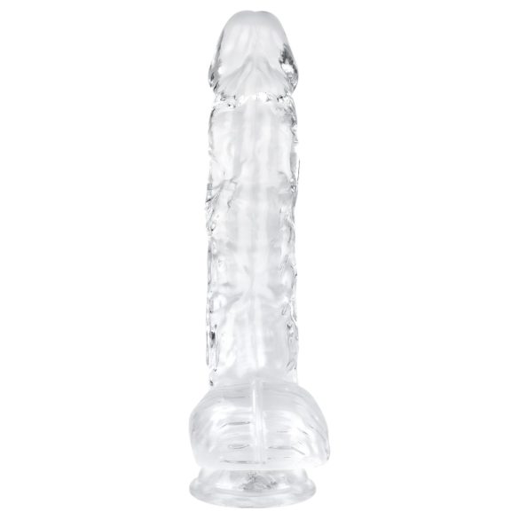 EasyToys - herés dildó - 13,5cm (átlátszó)