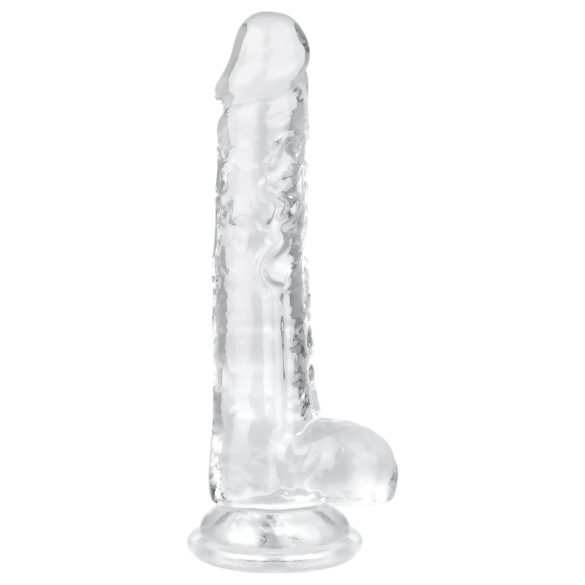 EasyToys - herés dildó - 17cm (átlátszó)