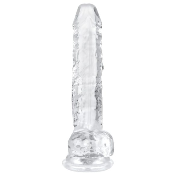 EasyToys - herés dildó - 17cm (átlátszó)