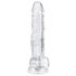 EasyToys - herés dildó - 17cm (átlátszó)