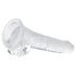 EasyToys - herés dildó - 17cm (átlátszó)