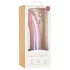 EasyToys Mermaid - csillámos dildó - 19 cm (pink)