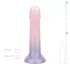 EasyToys Mermaid - csillámos dildó - 19 cm (pink)