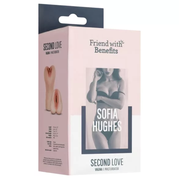 FWB - Sofia Hughes élethű műpunci, maszturbátor férfiaknak (testszínű)