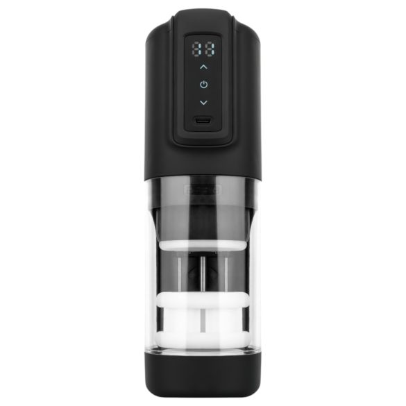 CRUIZR CX10 - forgó, fel-le mozgó maszturbátor (fekete)