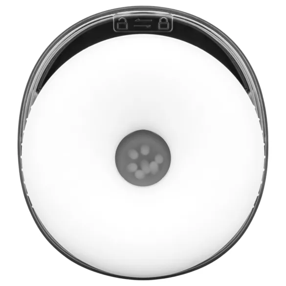 CRUIZR CX10 - forgó, fel-le mozgó maszturbátor férfiaknak (fekete)