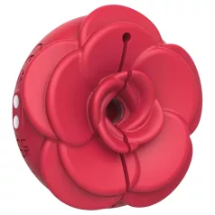 Teazers Rose - vibrációs mellbimbó csipesz (piros)