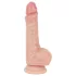 Real Fantasy Declan - testszínű élethű dildó előbőrrel (18 cm)