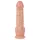 Real Fantasy Troy - testszínű élethű dildó mozgó bőrrel (25 cm)