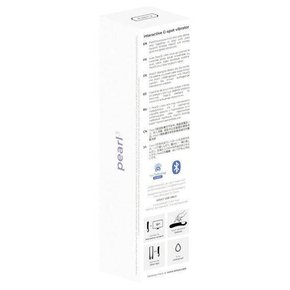 Kiiroo Pearl 3 - interaktív G-pont vibrátor (lila)