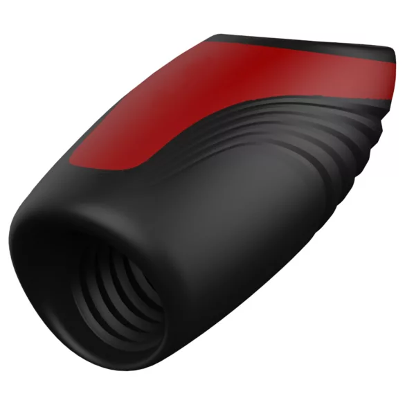 Dreamtoys Essentials - szívó-vibráló maszturbátor (fekete)