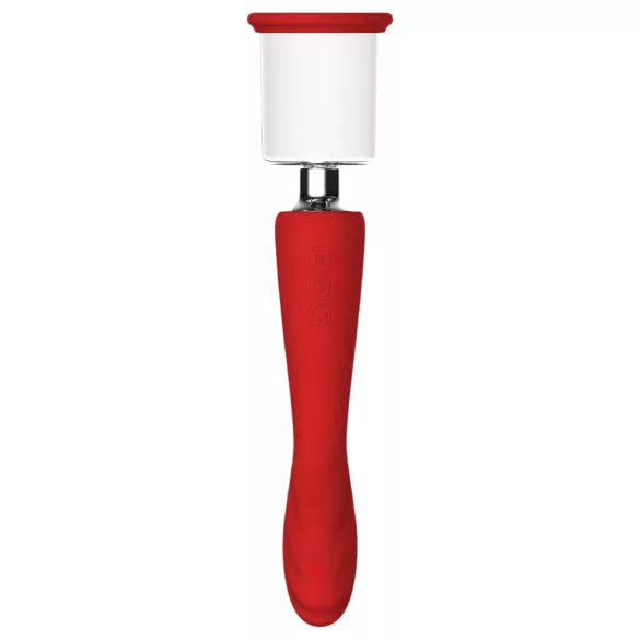Red Revolution Georgia - G-pont vibrátor és puncipumpa nőknek (piros)