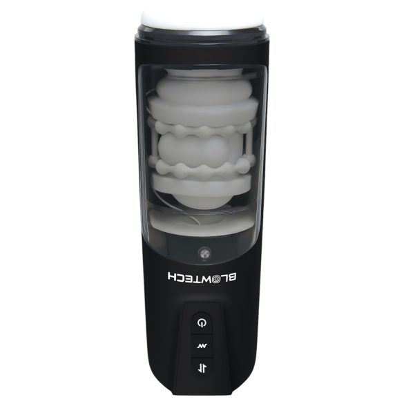 Dreamtoys Blowtech - rezgő, fel-le mozgó maszturbátor (fekete)