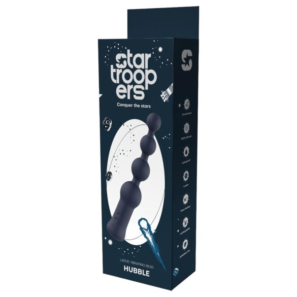 Startroopers Hubble - akkus gyöngyös anál vibrátor (kék)