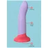 Dreamtoys Love Signal - kétszínű szilikon dildó nagy (lila)