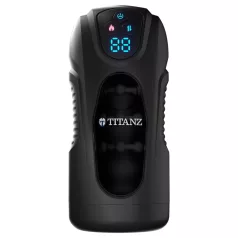   Titanz Ultimate Heat & Thrusting - automata lökő maszturbátor (fekete)