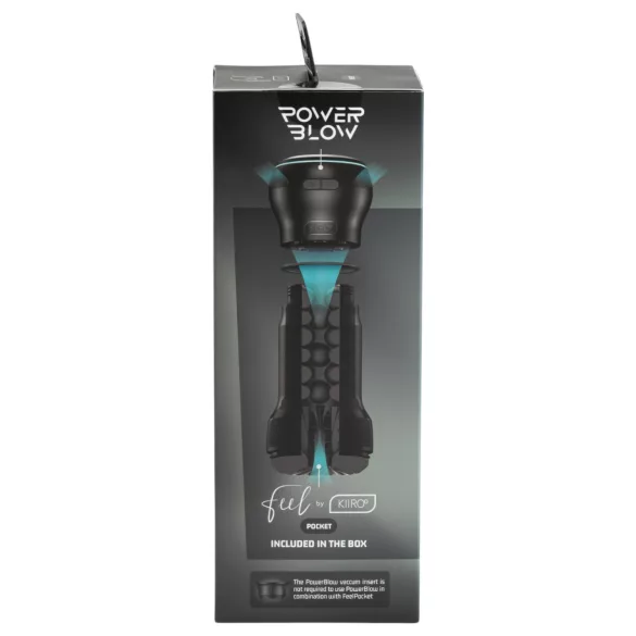 Kiiroo PowerBlow + Feel Pocket zseb maszturbátor (fekete)
