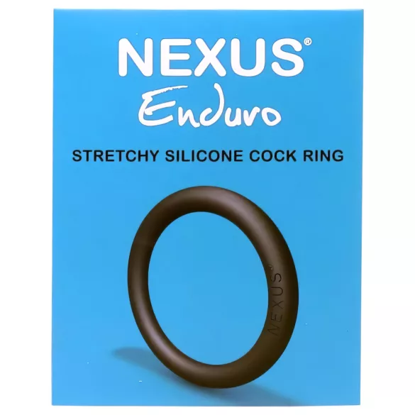Nexus Enduro - rugalmas szilikon péniszgyűrű (fekete)
