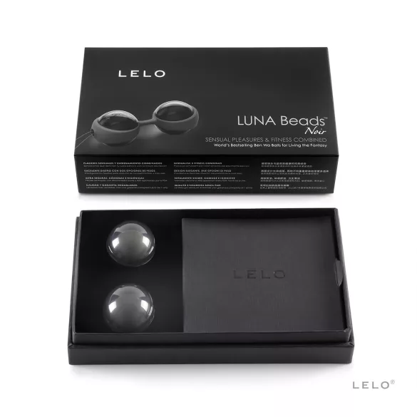 LELO Luna Noir- variálható gésagolyó