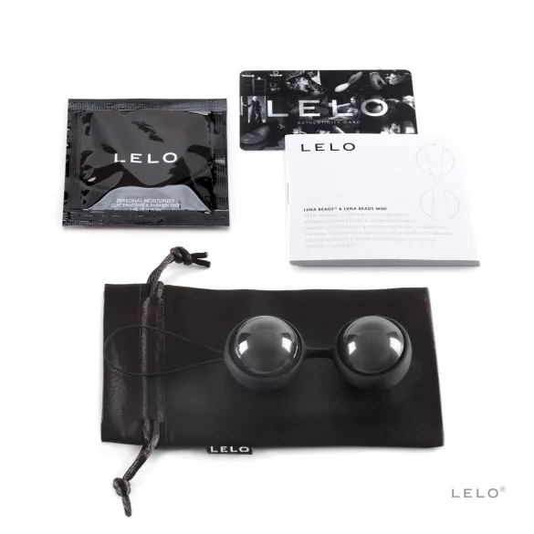 LELO Luna Noir- variálható gésagolyó