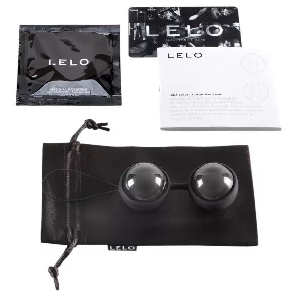 LELO Luna Noir- variálható gésagolyó