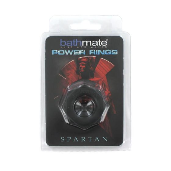 BathMate - Spartan szilikon erekciógyűrű (fekete)