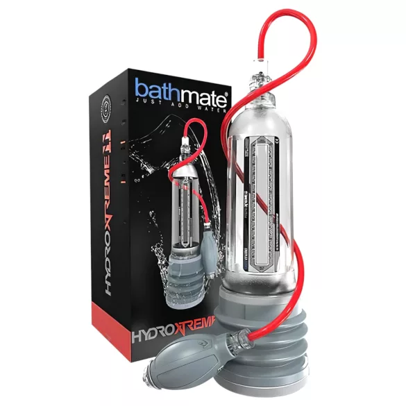 Bathmate HydroXtreme 11 - XL hidropumpa szett, péniszpumpa (átlátszó)