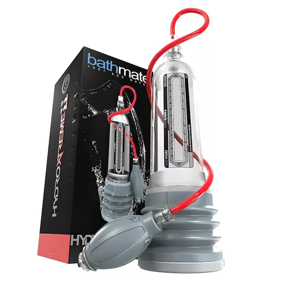 Bathmate HydroXtreme 11 - XL hidropumpa szett, péniszpumpa (átlátszó)