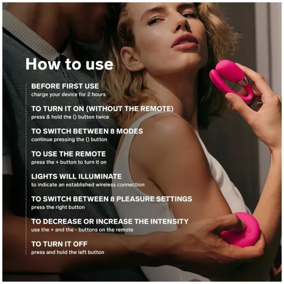 LELO Tiani 3- szilikon párvibrátor (lila)