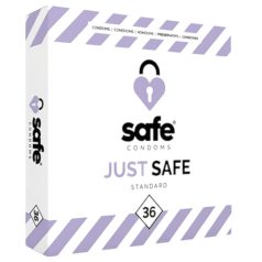 SAFE Just Safe - standard óvszer - vanília (36db) SAFE Just Safe - standard óvszer - vanília (36db)
