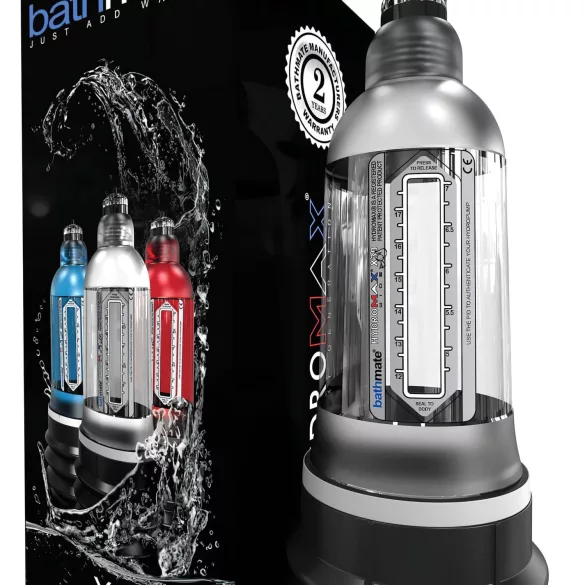 Bathmate Hydromax 7 Wide - hidraulikus péniszpumpa (átlátszó)