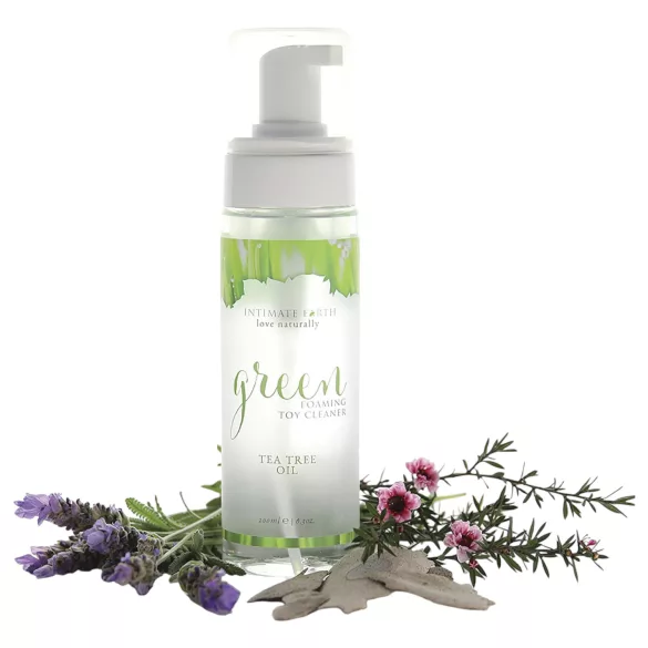 Intimate Earth Green Tee - fertőtlenítő és tisztító spray (100 ml)