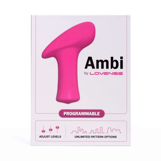 LOVENSE Ambi - akkus, dupla-motoros csiklóvibrátor (pink)