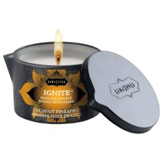 Kama Sutra - vegán masszázsgyertya - kókusz-ananász (170g)   Kama Sutra - vegán masszázsgyertya - kókusz-ananász (170g)