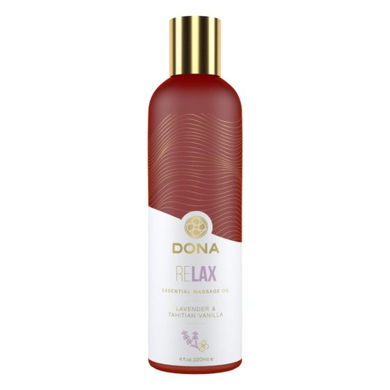 Dona Relax - vegán masszázsolaj - levendula-vanília (120ml)