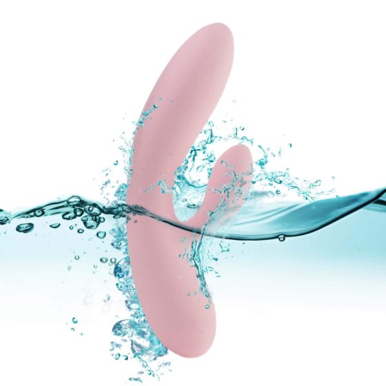 FEELZTOYS Lea - akkus, vízálló 2 motoros vibrátor (pink)