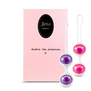 FEELZTOYS Jena - variálható gésagolyó szett (pink-lila)
