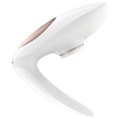 Satisfyer Pro 4 Couples - akkus léghullámos párvibrátor (fehér)   Satisfyer Pro 4 Couples - akkus léghullámos párvibrátor (fehér)