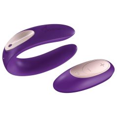 Satisfyer Double Plus Remote - rádiós, akkus párvibrátor (lila)   Satisfyer Double Plus Remote - rádiós, akkus párvibrátor (lila)